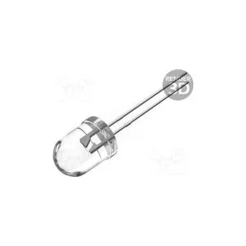 Polovodič LED 10mm zelená 3000÷4200mcd 30° Čelo vypouklé Rozteč 2,54mm