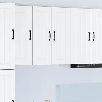 Příborník do zásuvky Kuchyňská skříň 2 pcs Bílá 30 x 31 x 80 cm kompozitní dřevo