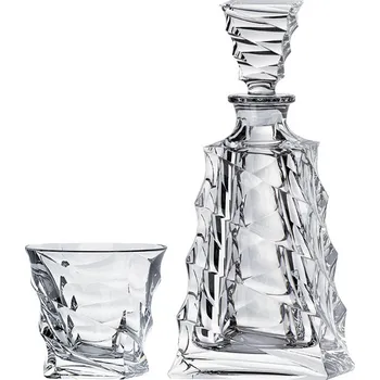 Bohemia Crystal Set na whisky a koňak Casablanca (1 karafa + 6 sklenic)