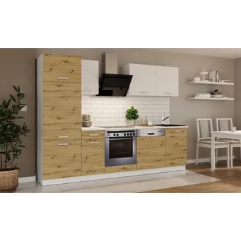 Kuchyňská linka FALCO Kuchňská linka Todor 270 dub artisan/bílá + PD 210 bílá