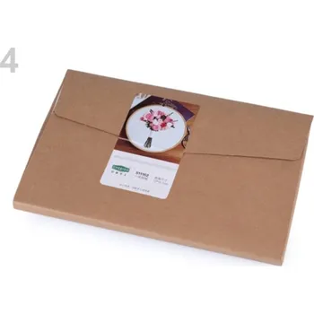 Textilie Dárková sada na vyšívání s předtištěným motivem - 4 viz foto