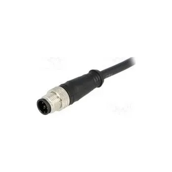 Elektrická zásuvka Zástrčka M12 PIN 5 vidlice kód A-DeviceNet / CANopen 5m 60V