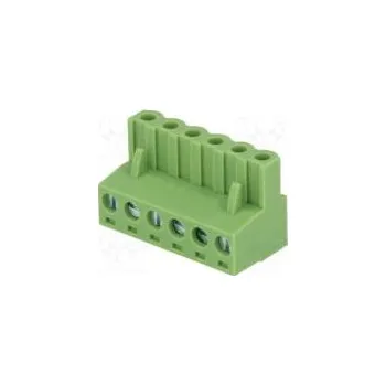 Elektrická zásuvka Rozpojovací svorkovnice 5,08mm póly 6 přímý zástrčka zásuvka