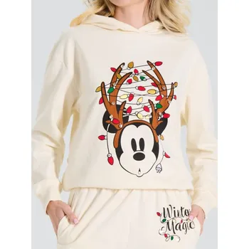 Dámská mikina Sinsay - Mikina Mickey Mouse - béžová - 6489F-02X - 6489F-02X-L-1