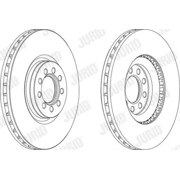 Brzdový kotouč Brzdový kotouč JURID 569164J