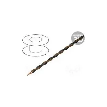 elektrický kabel Vodič instalační Žíla lanko Vnější rozm 2x1,4mm -20÷70°C