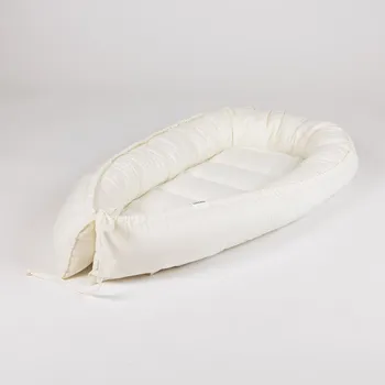 Hnízdečko pro miminko Tulimese Hnízdečko lněné mandlové VARIANTY PROVEDENÍ HNÍZDEČKA: HNÍZDEČKO SAMOSTATNÉ