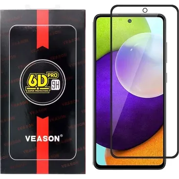 VEASON 6D PRO Full Glue tvrzené sklo Samsung Galaxy A52 4G/5G, A52s, 5903396162909