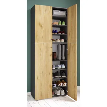 Botník VCM Botník Lona XXL 9dílný, antracitový 487639