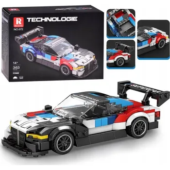 ostatní stavebnice Stavebnice Superauto ZÁVODNÍ vůz s lakováním, spoilerem, 363 dílků ZA5780