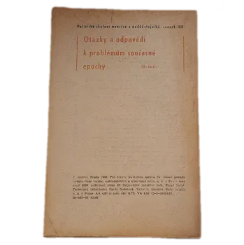 Otázky a odpovědi k problémům současné epochy. 2. část - ANTIKVARIÁT (Kolektiv autorů)