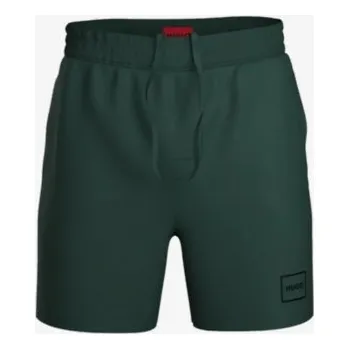 Pánské pyžamo Pánské pyžamové šortky Hugo Loungewear Laze Open Green pro pohodlné spaní