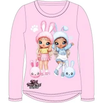 Dívčí tričko Dívčí triko Na Na Na Surprise - dlouhý rukáv (růžové) Velikost: 104