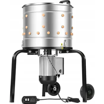 VEVOR Elektrická škubačka drůbeže 500W pro zpracování 1-2 kuřat