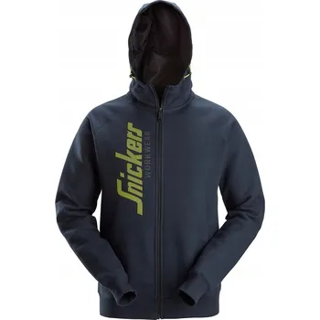 Pánská mikina Pánská pracovní Mikina Snickers mikina s kapucí LOGO pohodlná 2846 tmavě modrá XS