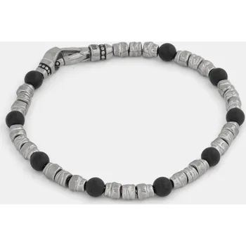 Náramek Náramek Guess URBAN CODE JUMB06.021JW stříbrná SLV, vel. L