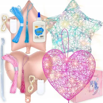 kreativní sada KREATIVNÍ SADA PRO VÝROBU LAMPIONŮ PRO DĚTI DIY BALÓNKY