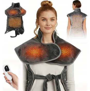 Vyhřívací polštář šedá