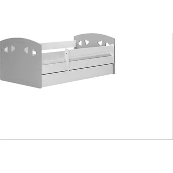 Postel Kocot Kids Dětská postel Julia 160 x 80 cm se zásuvkou a zábranou - šedá Výběr matrace: Bez matrace