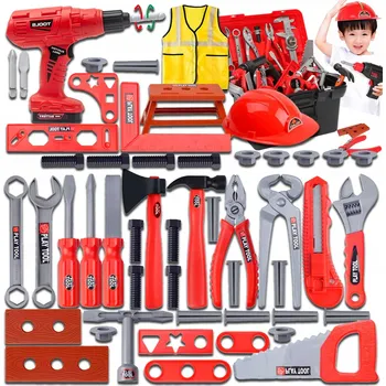 DÍLNA SADA MALÉHO KUTILA KUFŘÍK S NÁŘADÍM PRO DĚTI ŠROUBOVÁK