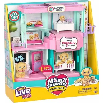 plyšák Moose Little Live Pets: Mama Surprise Families S1 Baby Care Clinic