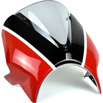 Moto oblečení Kapotáž Pyramid, poutavé červené provedení pro Royal Enfield Interceptor 650