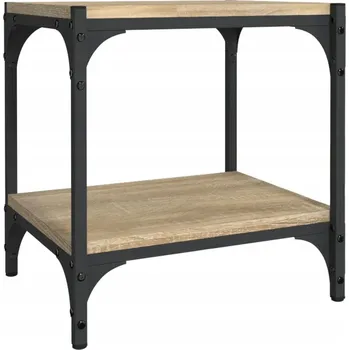 Televizní stolek Dřevěná skříňka pod TV dub sonoma 40 x 33 x 41 cm industriální styl