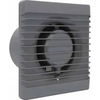 Domácí ventilátor KOUPELNOVÝ VENTILÁTOR NÁSTĚNNÝ STANDARD TICHÝ Průměr 80 ŠEDÝ