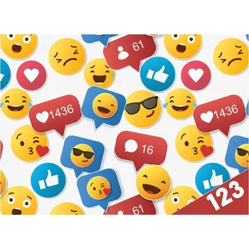 Smiffys desky na číslice Smile 8021006 410833