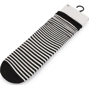 Dámské ponožky Dámské / dívčí bavlněné ponožky - 5 černá bílá