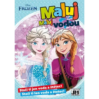 omalovánky JIRI MODELS Maluj vodou Frozen (Ledové Království) A5 omalovánky | AS221