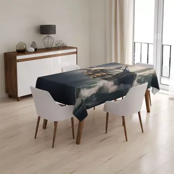 ubrus Sablio Ubrus Plachetnice v rozbouřených vodách - 90x90 cm