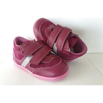 Dívčí obuv Jonap kožené boty 051MV light vínová 2 Velikost: 23