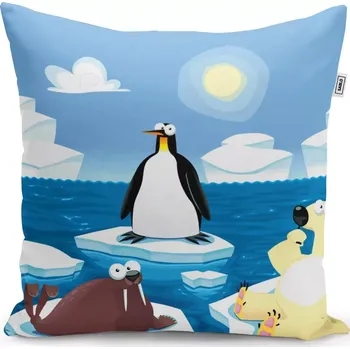 Polštář Sablio Polštář Lední zvířátka - 40x40 cm
