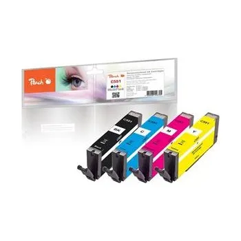 PEACH kompatibilní cartridge Canon Canon CLI-551, MultiPack