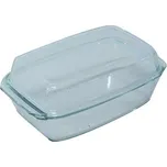 Simax Skleněný pekáč s víkem hranatý 35…