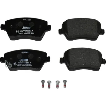 Brzdová destička Sada brzdových destiček, kotoučová brzda JURID 573255J