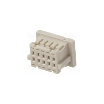 Elektrická zásuvka Zástrčka kabel-pl.spoj zásuvka DF20 1mm PIN 10 bez kontaktů