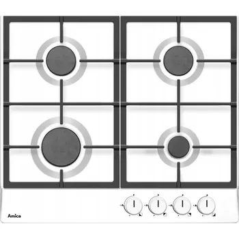 Varná deska Plynová varná deska Amica PGA6100ApW 59 cm 4 hořáky bílá