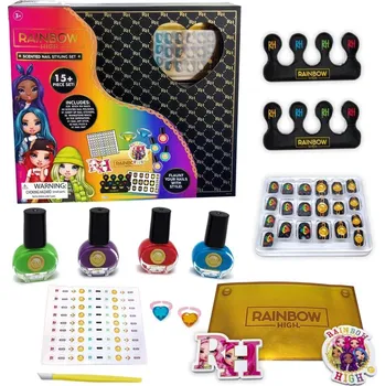 Panenka MGA MGA Rainbow high nehtové studio