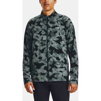 Pánská bunda Pánská bunda Under Armour Launch3.0 STORM Print Jkt 1358106-424 Modrá LG
