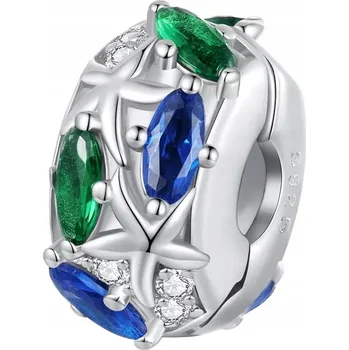 Přívěsek Korálek Stoper Pandora Moře Stříbro 925