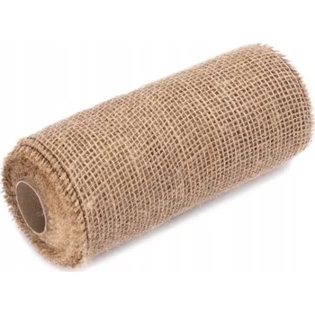 Stuha Jutová stuha 5 m x 20 cm hnědá