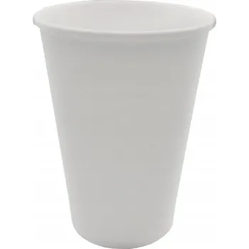 Jednorázové nádobí Papírové kelímky Kram bílé 180 ml 100 ks