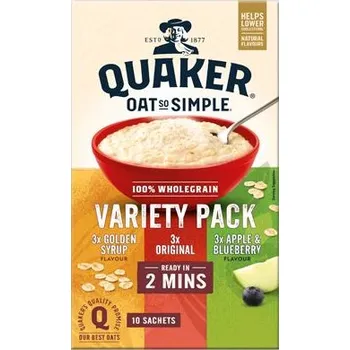 Quaker Oat So Simple ovesná kaše mix příchutí 10 x 29,7 g