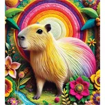 Wooden City Dřevěné puzzle Kapybara 20…