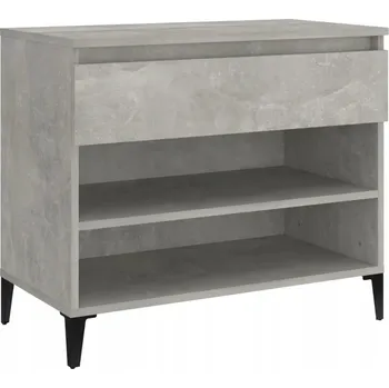 Botník Botník 70x36x60 cm, šedá betonu, materiál na bázi dřeva, met