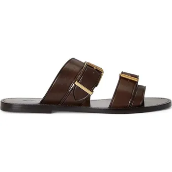 Dámská obuv Kožené žabky Polo Ralph Lauren Bkle Slide 818P01589003 hnědá 89X, EUR 39