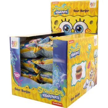 Cukrovinka Sponge Bob Sour Burger – kyselý želé burger 40g