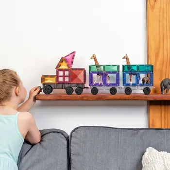 ostatní stavebnice CONNETIX Magnetická stavebnice Pastel Transport Pack 50 ks